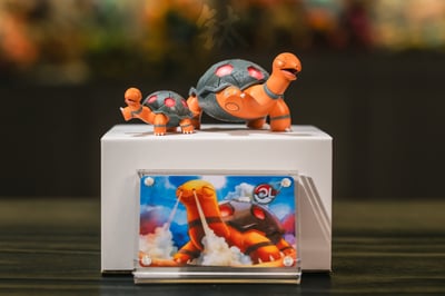 【寶可夢】OL工作室-第一彈 煤炭龜（海外現貨）1