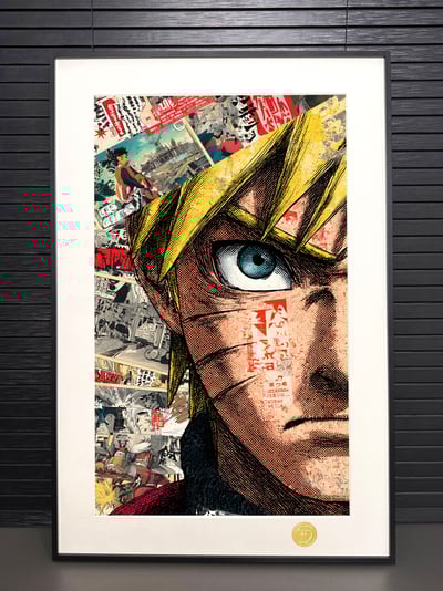 【週邊】H2工作室-海報鳴人 火影忍者漩渦鳴人七代目動漫二次元裝飾畫2