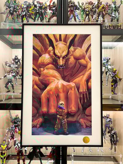 【週邊】星空工作室－火影忍者 九尾之力 裝飾畫2