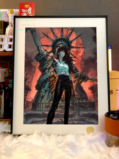 【週邊】星空工作室－電鋸人 三鷹朝 裝飾畫3