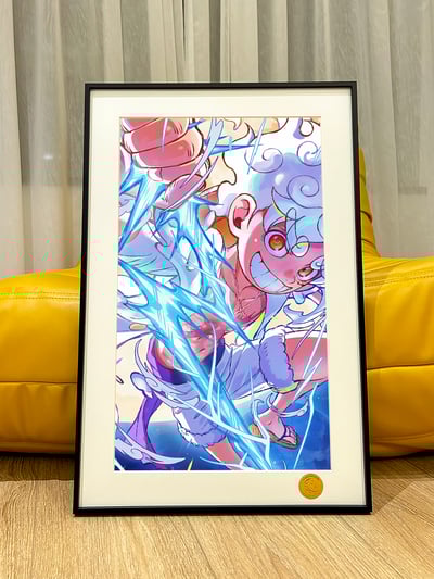 【週邊】星空工作室－海賊王 閃電尼卡 裝飾畫1