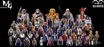 【海賊王】M4工作室-海軍本部人物 第40彈 海軍副官 博加特4