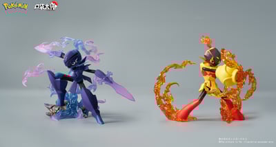 【寶可夢】POKET MANSTER-碳小侍&蒼炎刃鬼&紅蓮鎧騎 立體圖鑑5