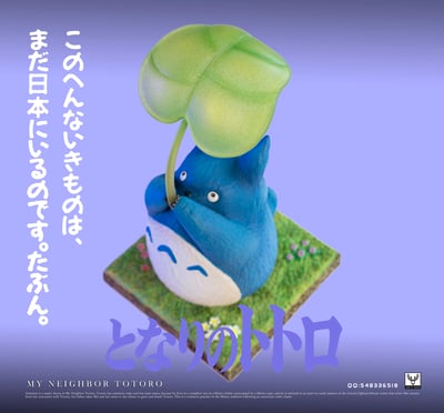 【宮崎駿】白鹿-studio-龍貓圖鑑DIY系列 姊姊 妹妹 藍色龍貓4