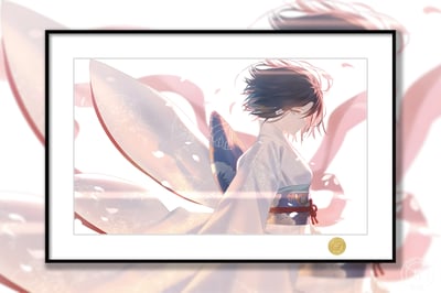 【週邊】H2工作室－空之境界 兩儀式 裝飾畫1