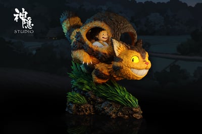 【宮崎駿】神隱工作室-剪影瞬間系列 梅與小貓巴士1