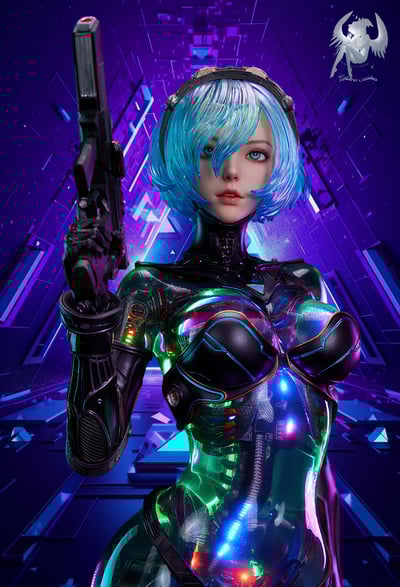 【正版授權】北極星工作室-賽博世界啟示錄 機械姬系列 凌2