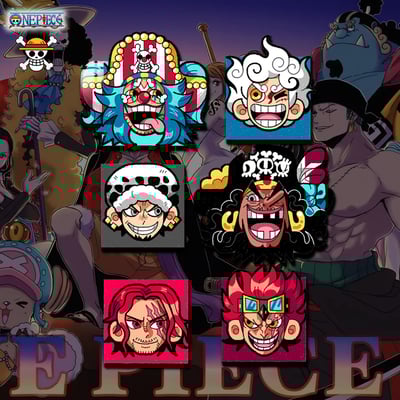 【週邊】阿喵畫社-海賊王六宮格1