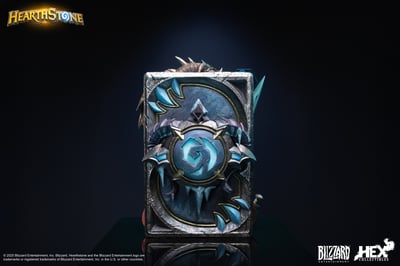 【正版授權】Blizzard x HEX Collectibles-暴雪遊戲 爐石傳說 巫妖王卡牌藝術雕像14