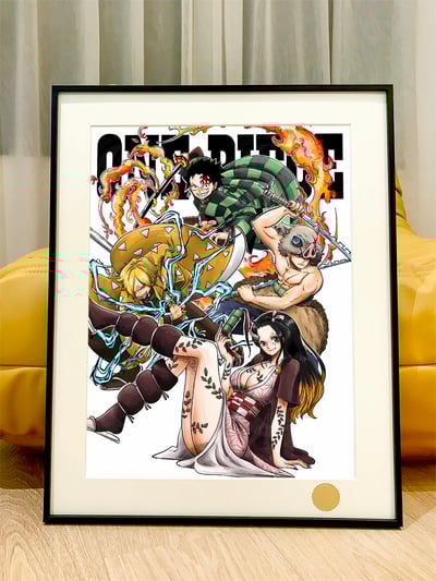 【週邊】星空工作室－海賊王 殺鬼草帽團 裝飾畫1