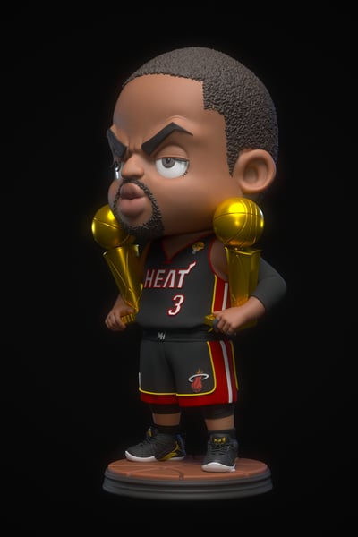 【運動明星】M3工作室-NBA 熱火 韋德2