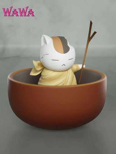 【夏目友人帳】WAWA studio-夏目友人帳系列 迷你貓咪老師 迷你娘口三三4