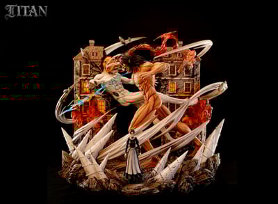 【進擊的巨人】TITAN工作室-大型巨人 第一彈 戰錘巨人VS進巨2