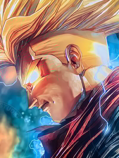 【週邊】星空工作室－七龍珠 超賽特蘭克斯 裝飾畫3