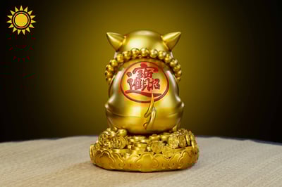 【火影忍者】太陽模玩-火影綱手豚豚豬 招財小豬2