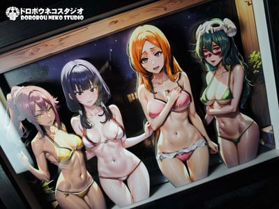 【週邊】泥棒貓工作室-Bleach溫泉 Part One 立體裝飾畫5