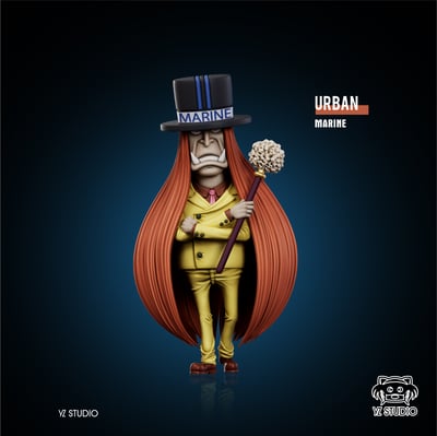 【海賊王】YZ工作室-海軍 第43彈 中將 烏爾班2