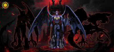 【數碼寶貝】太陽模玩-大冒號惡魔獸1