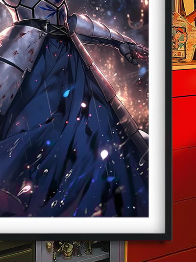 【週邊】巴洛克－Fate/stay night 雨中saber 裝飾畫&冰箱貼3