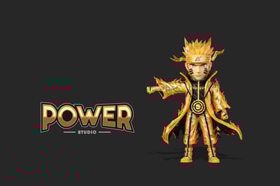 【火影忍者】Power studio-波風水門&漩渦鳴人 父子對拳8