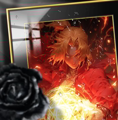 【週邊】阿喵畫社-緋紅 鋼之鍊金術師 愛德華2