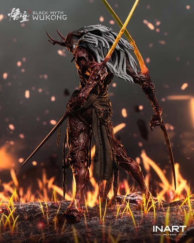 【正版授權】INART Action－黑神話：悟空 夜叉王 1/12 可動人偶4