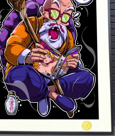 【週邊】H2工作室－七龍珠 龜仙人 裝飾畫4