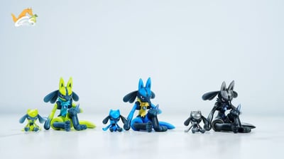 【寶可夢】芭樂工作室－圖鑑系列 第二彈 路卡利歐進化組1