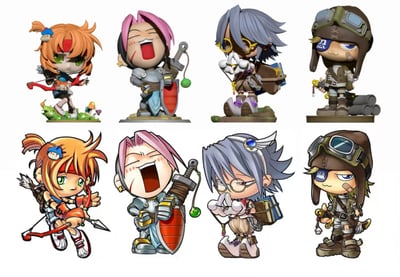 【楓之谷】藍蝸牛工作室－冒險島世界同比例系列 第三十二彈 射手3