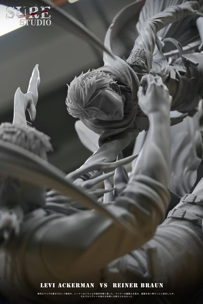 【進擊的巨人】Sure studio－SSS巨人對戰系列 兵長 vs 萊納9