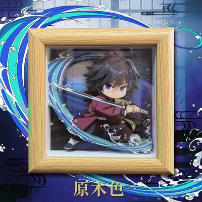 【週邊】凹凸Panda工作室－鬼滅之刃 無限城篇 富岡義勇 手工紙藝立體掛畫5