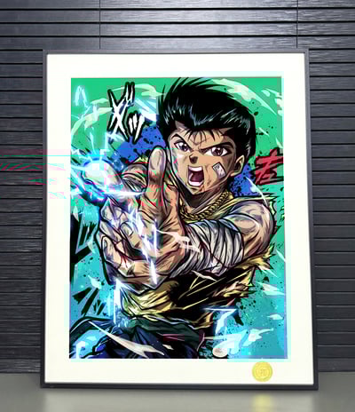 【週邊】H2工作室-浦飯幽助 幽遊白書藏馬飛影桑原與真動漫二次元裝飾畫2