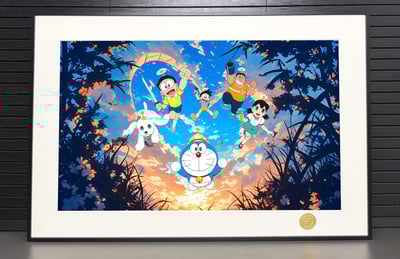 【週邊】H2工作室－哆啦A夢 裝飾畫2