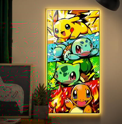 【週邊】阿喵畫社－寶可夢萌寵出擊 御三家 燈帶畫5