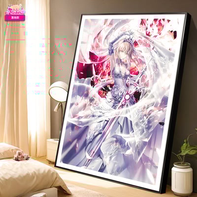 【週邊】阿喵畫社-婚紗 吾王saber3