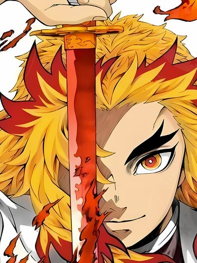 【週邊】星空工作室-炎柱 鬼滅之刃 無限城篇 九柱煉獄杏壽郎 Kyoujurou 動畫二次元裝飾畫2