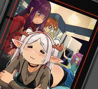 【週邊】千鳥社-葬送的芙莉蓮Frieren聖誕節菲倫肥倫裝飾畫4