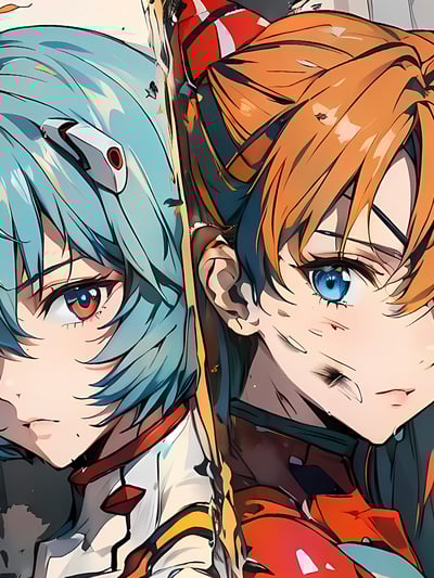 【週邊】星空工作室－新世紀福音戰士 戰損香麗 裝飾畫4