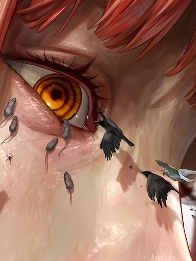 【週邊】星空工作室－鏈鋸人 支配惡魔 瑪奇瑪 裝飾畫4