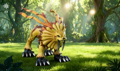 【數碼寶貝】創世工作室-黃金劍獅獸2