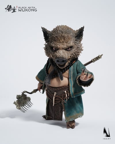 【正版授權】INART-黑神話：悟空 豬八戒 收藏級可動人偶4
