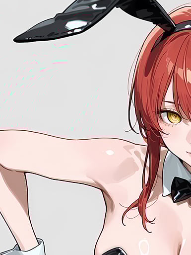 【週邊】巴洛克－鏈鋸人 兔女郎瑪奇瑪 裝飾畫&冰箱貼2