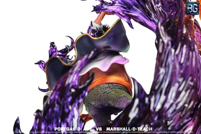 【海賊王】Badge BG工作室-宿命的對決 艾斯VS黑鬍子14