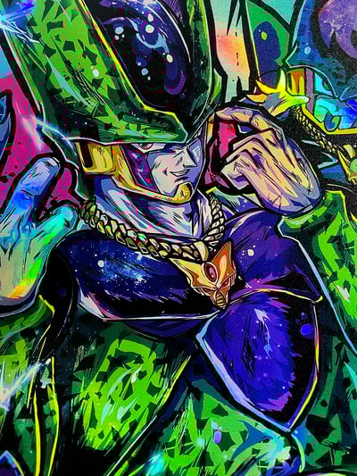 【週邊】千鳥社－七龍珠 沙魯雷射 裝飾畫3