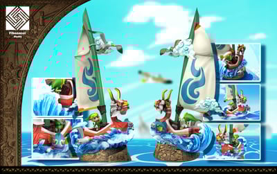 【薩爾達傳說】Fibonacci Studio－薩爾達傳說：風之律動 紅獅王號 & 林克1