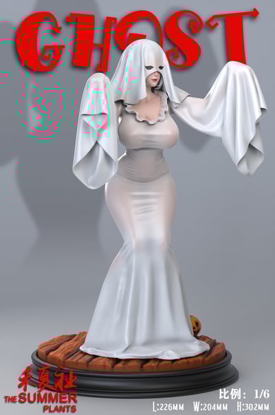 【原創授權】禾夏社工作室-萬聖節的小調皮 幽靈妹妹1