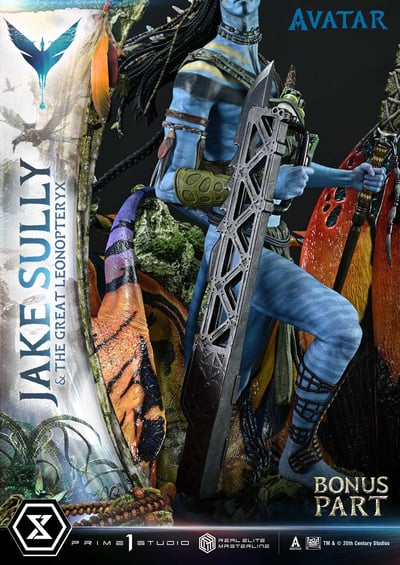 【正版授權】Prime 1 Statue－阿凡達 傑克·薩利＆獅鷹翼獸14