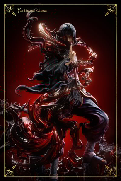 【火影忍者】月光城工作室-浮世繪&水墨風系列 第一彈 宇智波鼬5