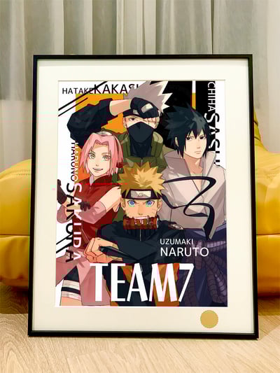 【週邊】星空工作室－火影忍者 Team 7 裝飾畫1