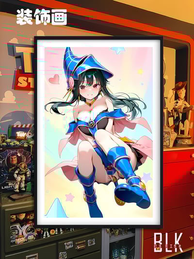 【週邊】巴洛克－間諜家家酒 黑魔導約兒 裝飾畫&冰箱貼1